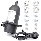 YUXIVCNE TPS151GT10-000 Engine Block Heater 1500W 120V Option 100-120F Coolant Pre-Heater Compatible with Diesel & Gas Engines Generator Tractor Truck Boat Replace TPS151GT8-000 590-893 Without Plug