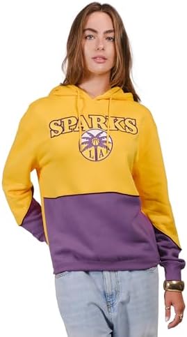 Ultra Game WNBA Official Womens Super Soft Stellar Hoodie Sweatshirt, Los Angele
