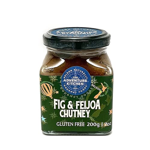 Gourmet Fig & Feijoa Chutney | Premium | Gluten Free | Imported from New Zealand | Vegan | 7oz 200g