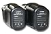 Produktbild vhbw 2x Akku Ersatz für Dewalt DE9054 für Elektrowerkzeug (2100mAh NiMH 3,6V)