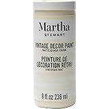 Martha Stewart Crafts Martha Stewart Vintage Decor Matte Chalk Ivory, 8 oz Paint, 8 Fl Oz