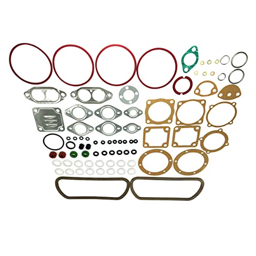 Partsflow Engine Cylinder Head Gasket Set for VW Bug Engine Gasket Set Kit for Dune Buggy GHIA Squareback Baja for VW Gaskets Set Ghiavw Air Cooled OE#FS3574