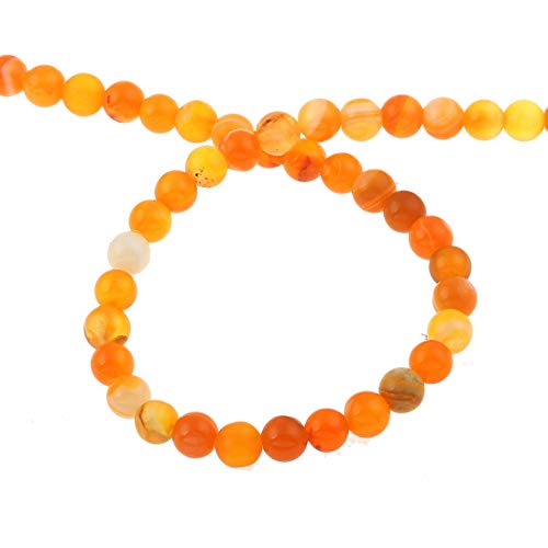 Natural Gemstone Stripes Lace Agate Beads, 8 mm 6 mm 4 mm, Polished and Matt - Image 4