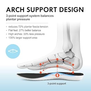 JACKSHIBO Wide Toe Box Shoes for Men Arch Support Shoes Wide Width Sneakers for Running Walking Athletic Tennis Orthopedic Plantar Fasciitis Workout with Thick Cushioned Zero Drop Sole Black