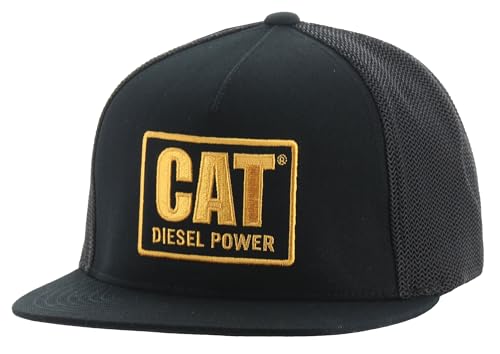 CAT Men's Diesel Power Flat Bill Cap Baseball