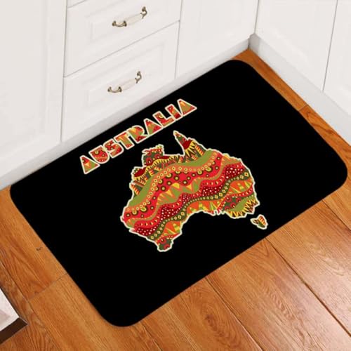 ���փ}�b�g �I�[�X�g�����A�n�}�h�A�}�b�g 50×80cm doormat Australia Map Door Mat
