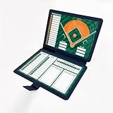 WQNB野球ラインナップボード戦略指導作戦ボード戦術ボード両面コーチングボードマグネット作戦盤野球に最適トレーニングマッチ用ソフトボールラインナップカードマーカーボード歪まない割れない折りたたみ式デザイン練習用作戦指導 (折り畳み,ネイビー)