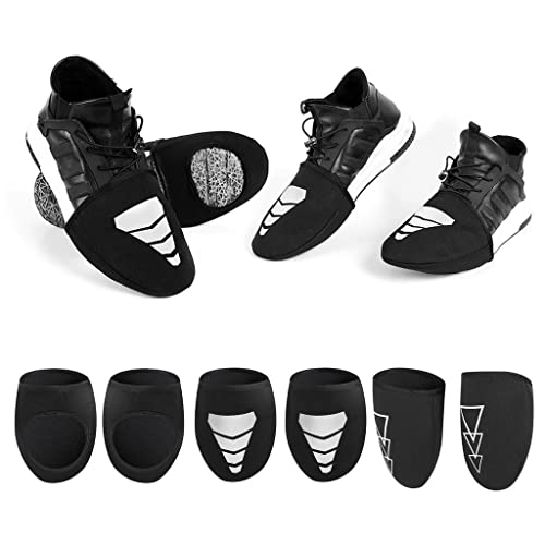 Cubiertas para zapatos de montaña Kowaku, protector de punta, resistentes al agua y al viento, tejido de buceo flexible, diseño de ajuste fácil, ideal para principios de primavera miniatura 5