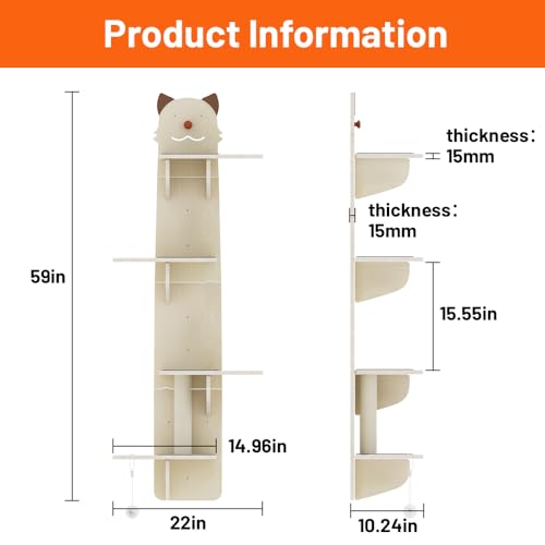 14% Off Wall-Mounted Cat Shelves - $59.99 Was $69.99 - Image 6