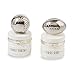 Mud Pie Platinum Sports Tooth and Curl Set, White/Silver