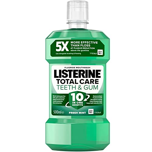 Image of Listerine Total Care Mouthwash Teeth And Gum Defense 500ml (Pack Of 3)