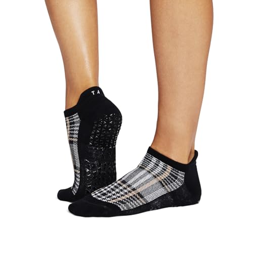 Image of TAVI Savvy Pilates Socks - Grip Socks for Women with Non-Slip Grips, Heel Tab, Arch Support, Wear for Yoga, Barre