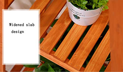 Xxjjdt Lyx Flower Frame Solid Wood,   Balcony Small Flower Shelf   Living Room Multi-Layer Flower Stand Shelf   Shelf Rural Chinese Fir Wood Color Modern Simple Hollow Easy To Clean #TOP3