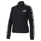 puma damen jacke t7 track jacket Durchgehender Reißverschluss PUMA Damen Trainingsjacke Amplified Track TR, Black, S, 581219