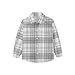 Boys Plaid Flannel Shirt Long Sleeve Button Down with Chest Pocket Lapel Jacket Shirt for Kids Casual Top 2026 Spring