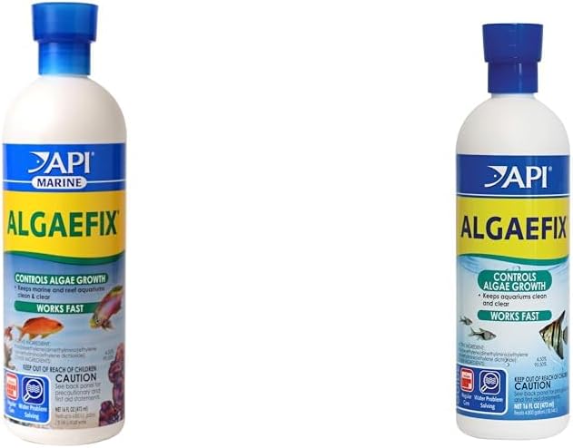 API Marine ALGAEFIX Algae Control 16-Ounce Bottle and API ALGAEFIX Algae Control 16-Ounce Bottle Bundle