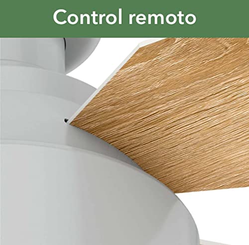 Hunter 52 inch Indoor Ceiling Fan with LED Light and Remote Control - Modern Ceiling Fan, Low Profile Mount, 4 Blades, For Bedroom, Living Room, or Kitchen, Quiet - Cranbrook 50264, Dove Grey - Image 4