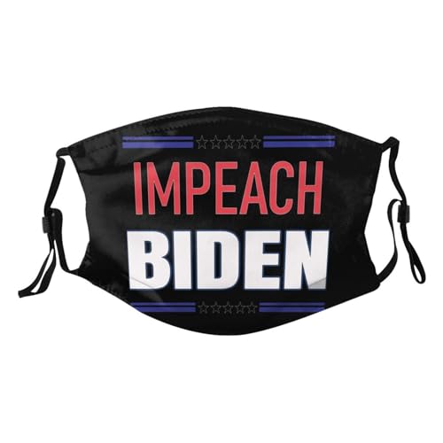 IMPEACH BIDEN ANTI BIDEN Adult Dust Mask Adjustable Dust Face with 2 Filter7927
