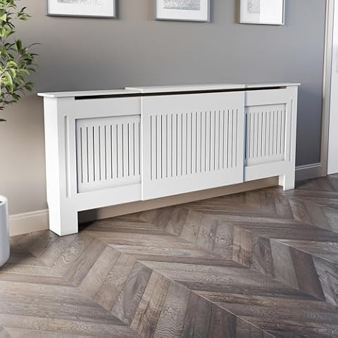 DuraTherm® Modern Vertical Radiator Cover with Shelves Cover