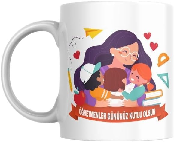 Öğretmenler Günü Baskılı Kupa Bardak Hediyelik Çay Kahve Kupası