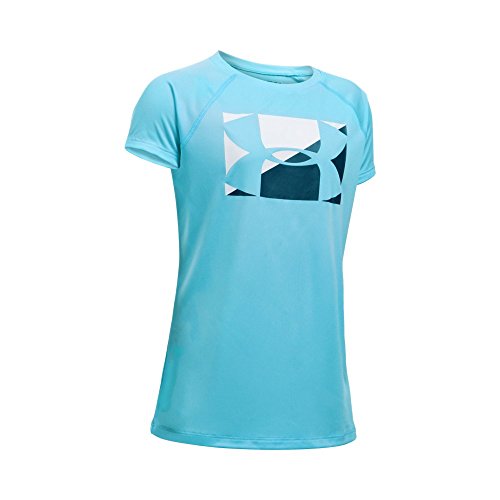 T-shirt Under Armour fille bleu marine sport manches courtes YXS