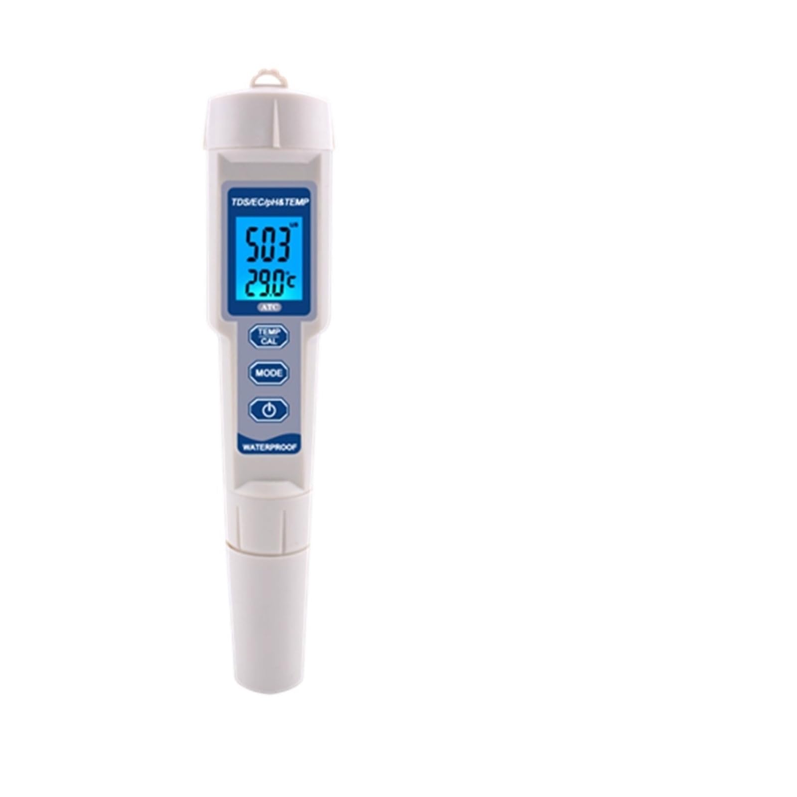 Zestaw do badania wody, 4 W 1 TDS PH EC Temp Meter Tester pH Test jakości wody Monitor temperatury Długopis Narzędzia do pomiaru kwasu i zasady(TDS EC PH TEMP)