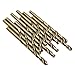LU&MN M35 Cobalt HSS Jobber Length Twist Drill Bits,Straight Shank,15/64