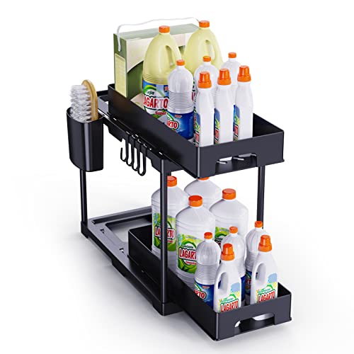 Ucouper 2 Etagen Unter Waschbecken Regal Ausziehbar Spülschrank Organizer...