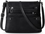 Crossbody Bag for Women, Multi Pocket Casual Crossbody Purse Leather Women Purse Adjustable Strap Shoulder Bag Handbags