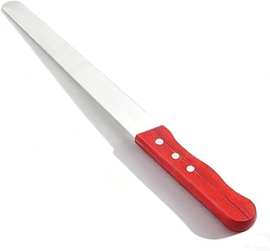 14.7 Inch Florist Professional Knife, 1 Pack Stainless Steel Floral Foam Knife for Florist Professional Sponge Foam Cutting Tool for Flower Foam Block, Cake, Handmade Accessory Tool, Brown