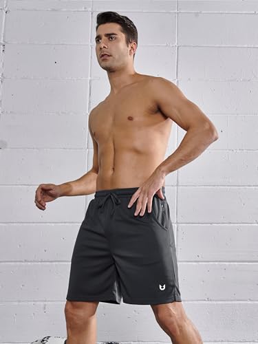 NORTHYARD Men's Athletic Tennis Shorts 7'' Basketball Running Short with Zipper Pockets Quick Dry Lightweight Workout Gym2