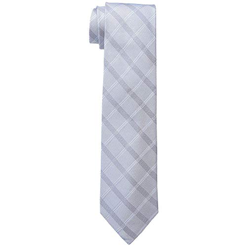 (カルバンクライン) Calvin Klein メンズ ネクタイ Creme Windowpane [並行輸入品]