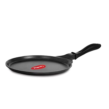 Pigeon Wondercast Non Stick Flat Tawa, 280mm, black