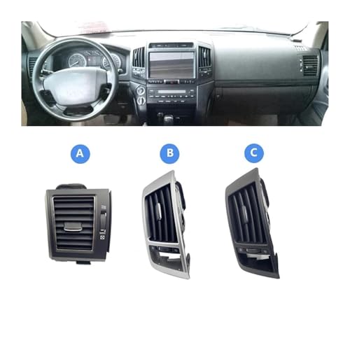 Grille ventilation Land Cruiser 200 calandre double noir finition premium - 2