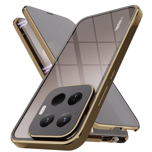 Coque Privacy Xiaomi 15T Pro 5G Étui Magnétique Métal Verre Trempé 360