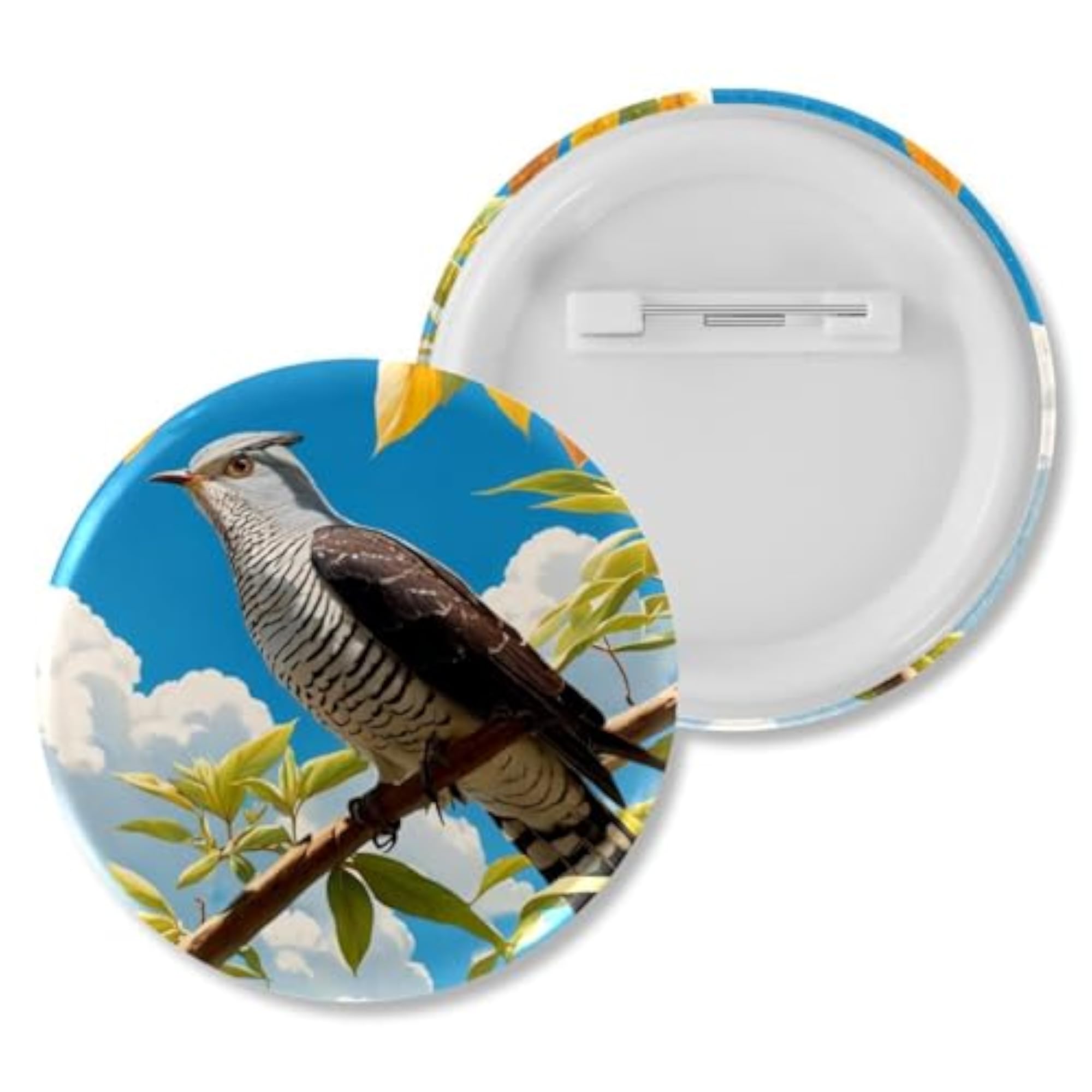 Kids' 6-Pack Cute Wild Geese Button Pins, Fashionable Brooches