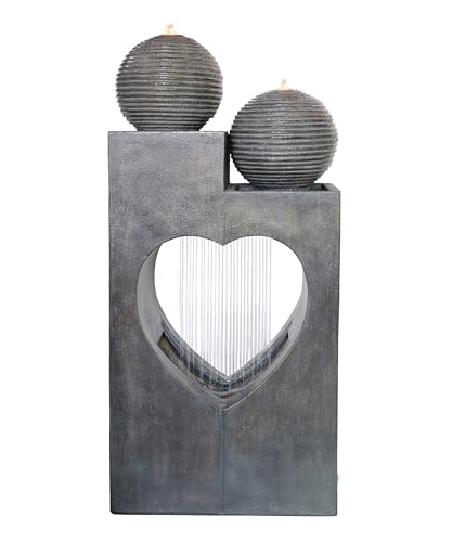 Dehner Gartenbrunnen Amor, Outdoor-Brunnen, mit LED-Beleuchtung...