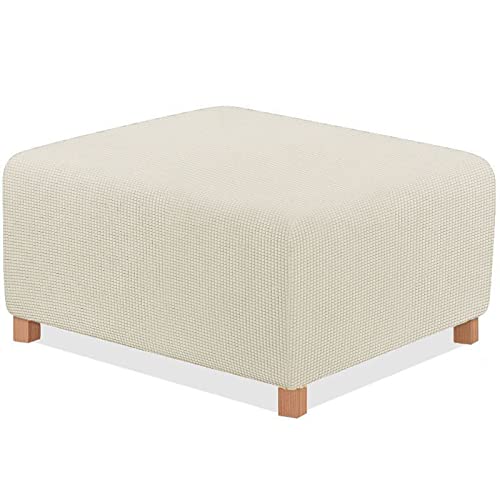 Funda para puf rectangular de 80 a 100 cm universal lavable 2