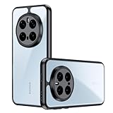 Lemxiee Hülle für Honor Magic 7 Pro hülle mit Anti-Fingerabdruck und Absturzsicherung und rutschfest Flexibles Silikon + Transparentes Acryl Schutzhülle Handyhülle