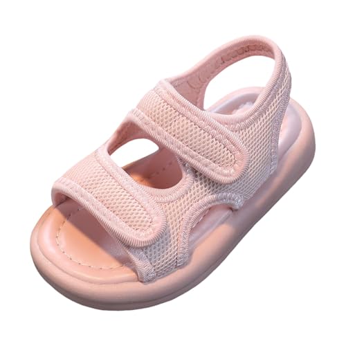 IWIHMIV Boys Beach Walking Sandals Girls Water Shoes With Adjustable Back Strap Lightweight Soft Sole Athletic Sandals