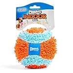 Chuckit! Indoor Fetch Ball Dog Toy for Dogs - Interactive Dog Toys for Boredom, 4.75 Inch, Orange and Blue