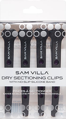 Sam Villa No-Slip Maximum Grip Large Hair Clips For Styling Sectioning Dry Hair, Set Of 4 #TOP1