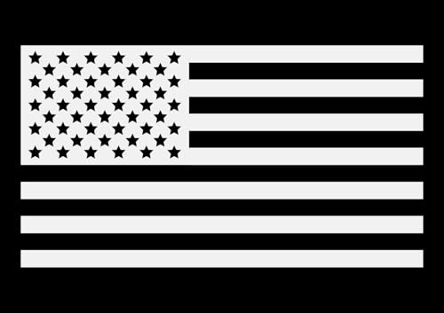 10 Pack American Flag DTF Heat Transfer, 3.25" x 1.75" Uniform USA Durable, Washable, and Perfect for Uniforms, Shirts, and Jerseys | Hot Peel | Made in America (White Left Sleeve)