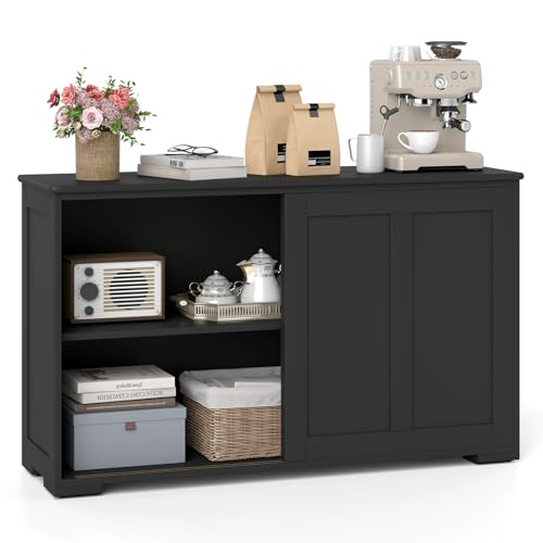 GIANTEX Aparador Bajo con Puertas Mueble