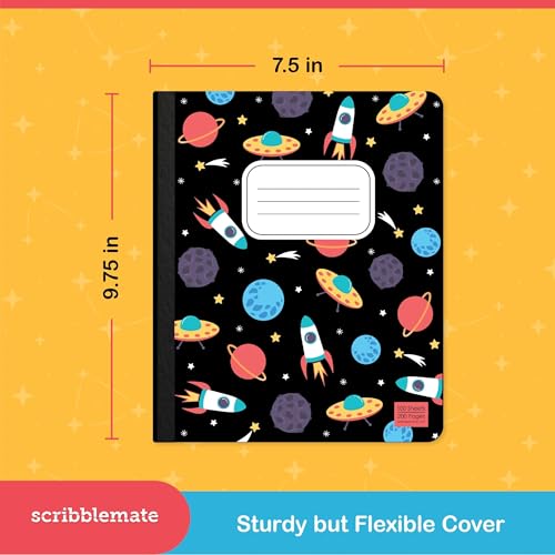 Carnet de composition pour filles et garçons ScribbleMate : idéal pour les devoirs - 5