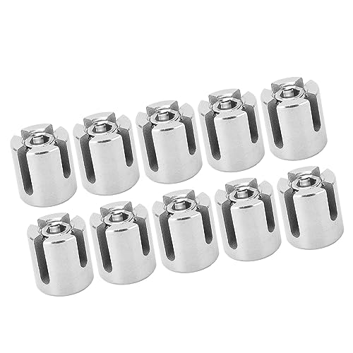 Braçadeira de Cabo Transversal, Braçadeiras de Trilhos 10 Peças de Fixação Multiuso Durável de Fácil