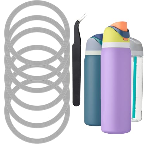 FWUNYVN �����p�K�X�P�b�g7�� Owala�E�H�[�^�[�{�g���A�S�����W�V�[�����O�����O�A�R��h�~�V�[���K�X�P�b�g�A�s���Z�b�g�t��Owala FreeSip�������i6��(�O���[)