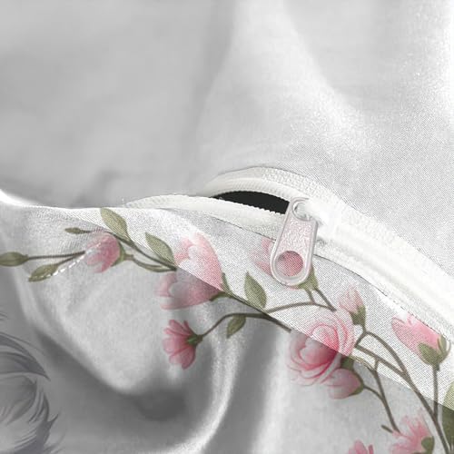 Housse de couette chat imprimé en 3D microfibre de qualité supérieure - 8