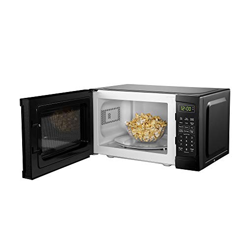 Danby Dbmw0720Bbb 700 Watts 0.7 Cu.ft. Countertop Microwave With Push Button Door| 10 Power Levels, 6 Cooking Programs| Auto Defrost And Child Lock, Black #TOP4
