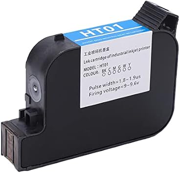 42ML Original Printer Ink Cartridge, Handheld Portable Ink Cartridge, Rapid Drying Inkjet Printer Cartridge Replacement 12.7mm for Handheld Inkjet Printer Coding Machine Black